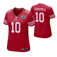 Jimmy Garoppolo San Francisco 49ers Super Bowl LIV Women's Scarlet Game Jersey