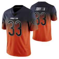 Bears #33 Jaylon Johnson City Limited Orange Jersey