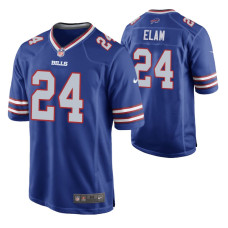 2022 NFL Draft Buffalo Bills #24 Kaiir Elam Royal Game Jersey