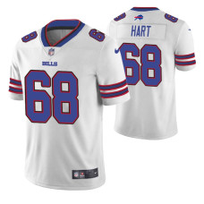 Bobby Hart NO. 68 Vapor Limited White Buffalo Bills Jersey