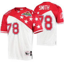1994 Pro Bowl Buffalo Bills #78 Bruce Smith White Red AFC Authentic Jersey