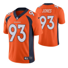 D.J. Jones NO. 93 Vapor Limited Orange Denver Broncos Jersey