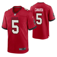 2022 NFL Draft Tampa Bay Buccaneers #5 Jake Camarda Red Game Jersey