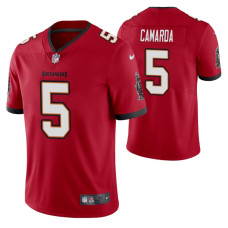 2022 NFL Draft Tampa Bay Buccaneers #5 Jake Camarda Red Vapor Limited Jersey