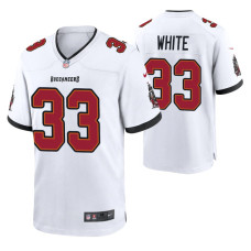 2022 NFL Draft Tampa Bay Buccaneers #33 Rachaad White White Game Jersey