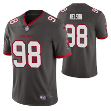 Anthony Nelson NO. 98 Vapor Limited Pewter Tampa Bay Buccaneers Jersey