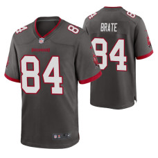 Tampa Bay Buccaneers Cameron Brate #84 Pewter Game Jersey
