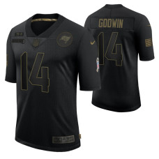 Tampa Bay Buccaneers Chris Godwin #14 Black Limited 2020 Salute To Service Jersey