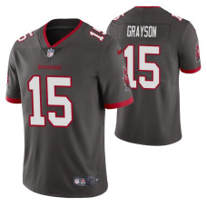 Cyril Grayson #15 Vapor Limited Pewter Tampa Bay Buccaneers Jersey