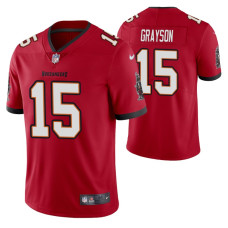 Cyril Grayson #15 Vapor Limited Red Tampa Bay Buccaneers Jersey