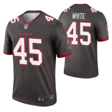 Devin White #45 Tampa Bay Buccaneers Pewter Legend Jersey