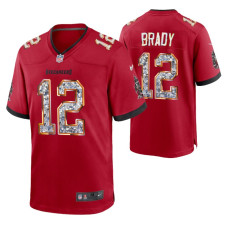 Diamond Edition Tampa Bay Buccaneers Tom Brady #12 Red Game Jersey