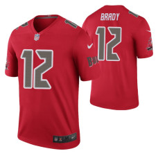 Tom Brady Tampa Bay Buccaneers Red Color Rush Legend Jersey