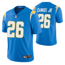2021 NFL Draft Los Angeles Chargers #26 Asante Samuel Jr. Powder Blue Vapor Limited Jersey