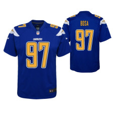 2019 Youth Chargers Joey Bosa Royal Color Rush Game Jersey