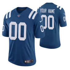 Colts Custom 2020 NFL Draft Blue Jersey Vapor Limited