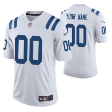 Colts Custom 2020 NFL Draft White Jersey Vapor Limited
