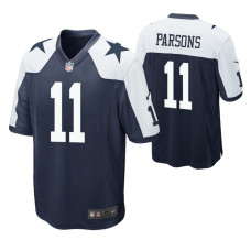 2021 NFL Draft Dallas Cowboys #11 Micah Parsons Navy Alternate Game Jersey