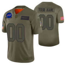 Custom Tampa Bay Buccaneers Camo 2019 Salute to Service Limited Jersey