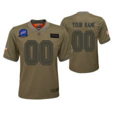 Custom Denver Broncos Camo 2019 Salute to Service Game Jersey