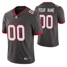 Custom Tampa Bay Buccaneers 2020 Pewter Vapor Untouchable Limited Jersey