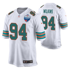 2021 NFL London Game Miami Dolphins Christian Wilkins #94 White Game Jersey