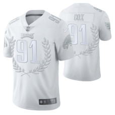 Philadelphia Eagles 91 #Fletcher Cox limited edition White collection Jersey