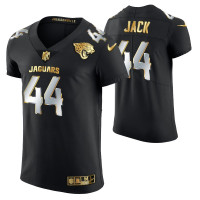 Men's Jacksonville Jaguars Myles Jack Golden Edition Black Elite Jersey