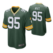 2022 NFL Draft Green Bay Packers #95 Devonte Wyatt Green Game Jersey