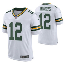 Green Bay Packers Nike Aaron Rodgers #12 White Classic Vapor Elite Jersey