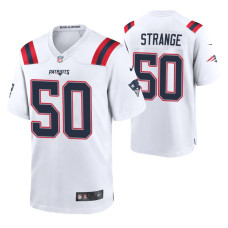 2022 NFL Draft New England Patriots #50 Cole Strange White Game Jersey