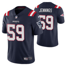 Anfernee Jennings #59 Vapor Limited Navy New England Patriots Jersey