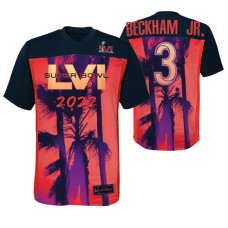 Los Angeles Rams Odell Beckham Jr. #3 Super Bowl LVI Red Black Game Jersey