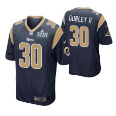 Men's Los Angeles Rams Todd Gurley II Super Bowl LIII Nike Game Jersey - Navy