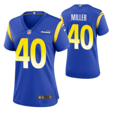 Women's Los Angeles Rams Von Miller #40 Royal Game Jersey