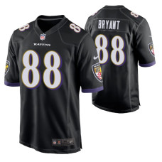 Men's Baltimore Ravens Dez Bryant #88 Game Black Jersey
