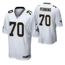 2022 NFL Draft New Orleans Saints #70 Trevor Penning White Game Jersey