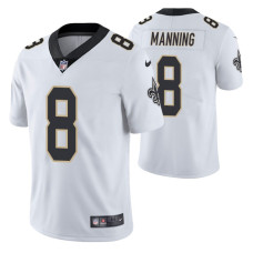 Archie Manning #8 Vapor Limited White New Orleans Saints Jersey