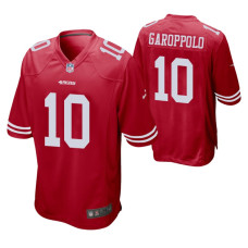 Men's - San Francisco 49ers #10 Jimmy Garoppolo Scarlet Nike Game Jersey