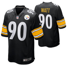 Men's Pittsburgh Steelers T.J. Watt #90 Game Black Jersey