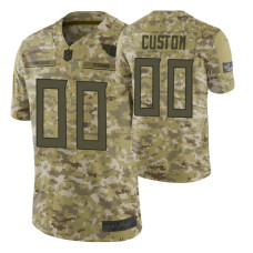 Tennessee Titans #00 Custom Camo Limited 2018 Salute to Service Jersey - Men