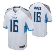 2022 NFL Draft Tennessee Titans #16 Treylon Burks White Game Jersey