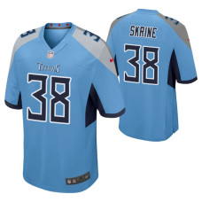Tennessee Titans #38 Buster Skrine Light Blue Game Jersey