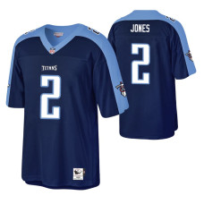 Tennessee Titans No. 2 Julio Jones Throwback Navy Jersey