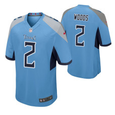 Tennessee Titans #2 Robert Woods Light Blue Game Jersey