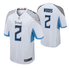 Tennessee Titans #2 Robert Woods White Game Jersey
